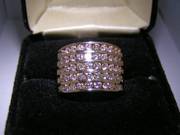 NEW diamond ring with appraisal at $1200.00